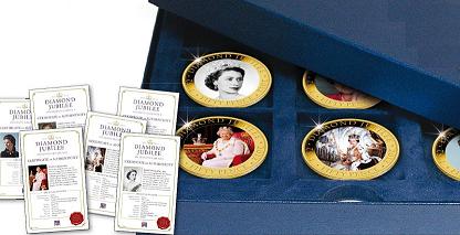 Diamond Jubilee Coin Collectin Box smal